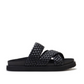 Rollie Rhodes Cross Slide in Black Weave Leather