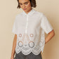 Indi and Cold Poplin Embroidered Shirt