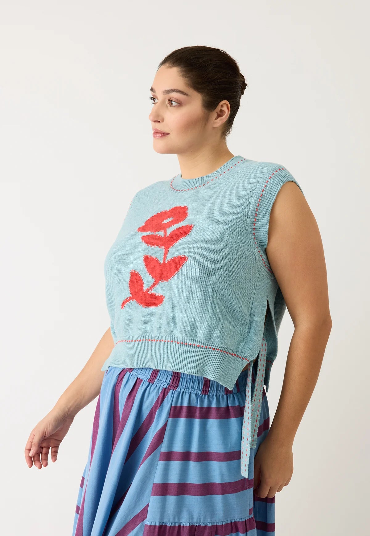 Nancybird Aria Vest in Flower