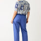 Nancybird Isla Pant in Blue Border
