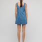 Staple the Label Cassia Denim Mini Dress Mid Blue