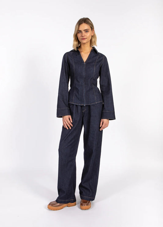 CC Heart Kalani Denim Pant Dark Denim Blue