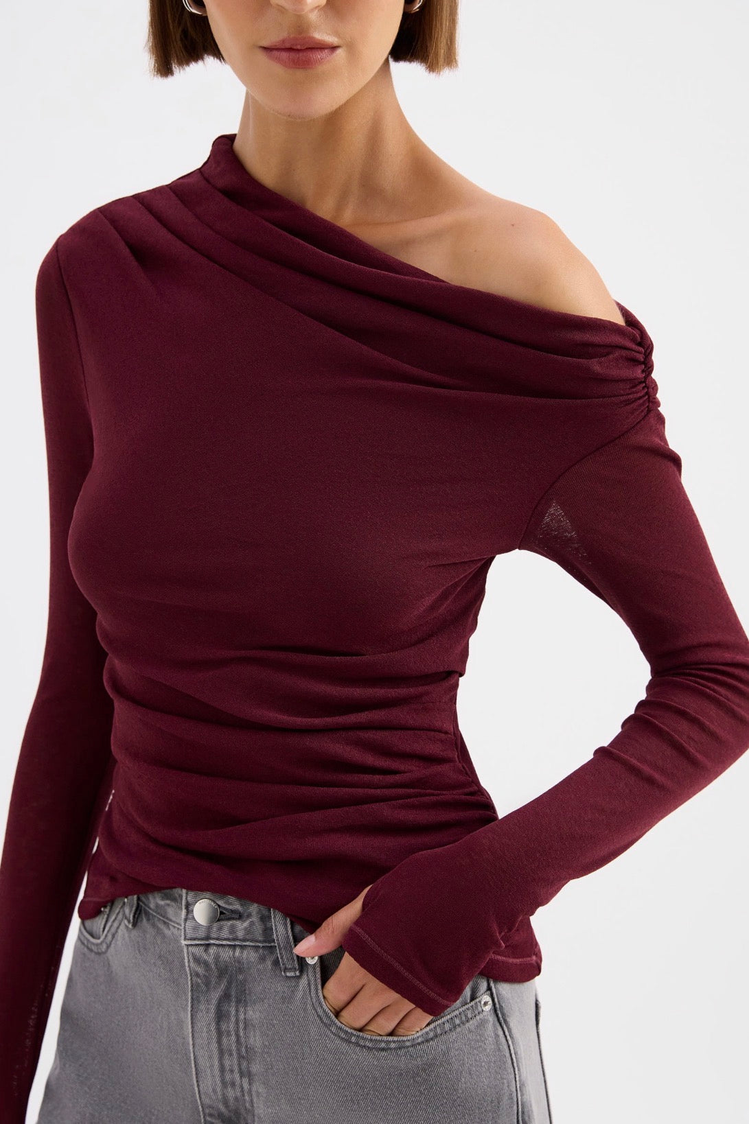 Nude Lucy Rue Mesh Long Sleeve Top