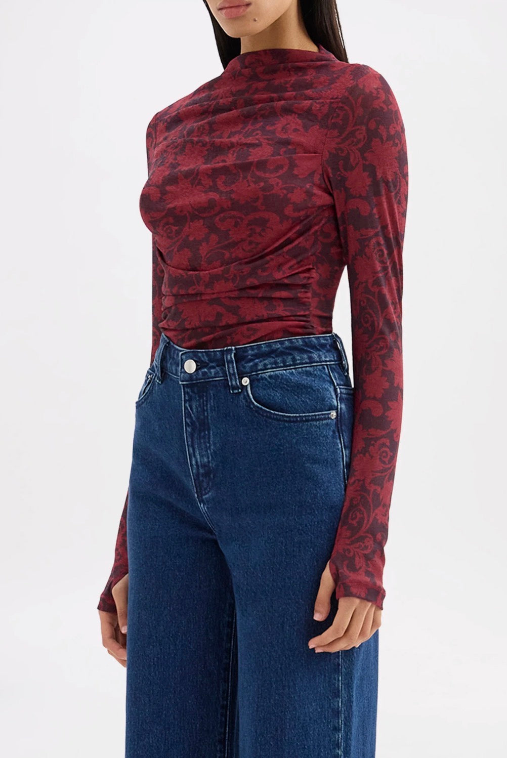 Nude Lucy Clementine Mesh Top