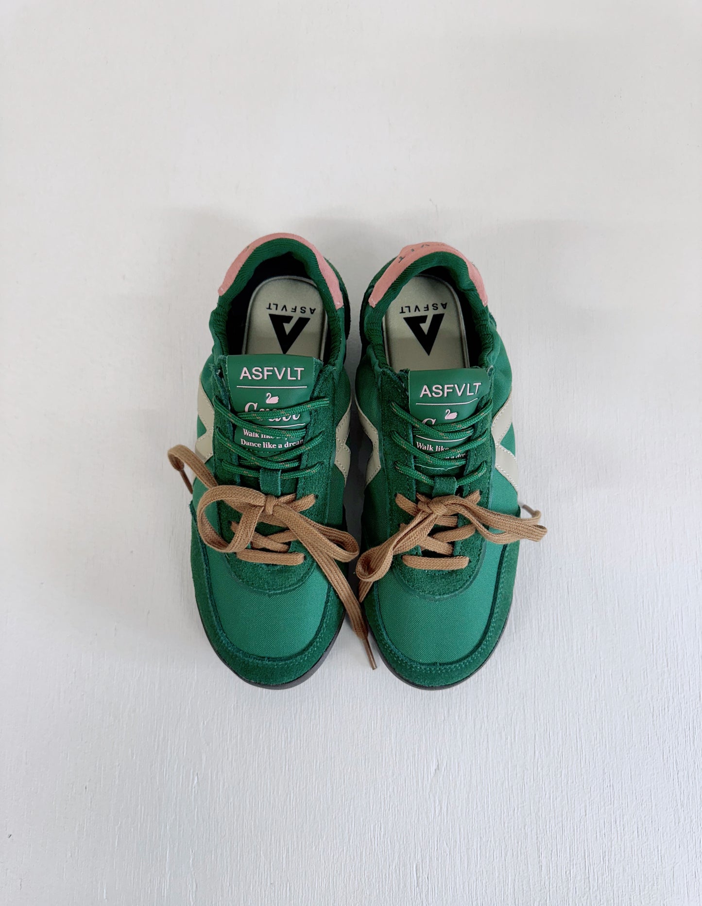 ASFVLT Grace Sneaker DK Green / Pink