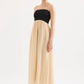 Nude Lucy Frances Shirred Maxi Dress
