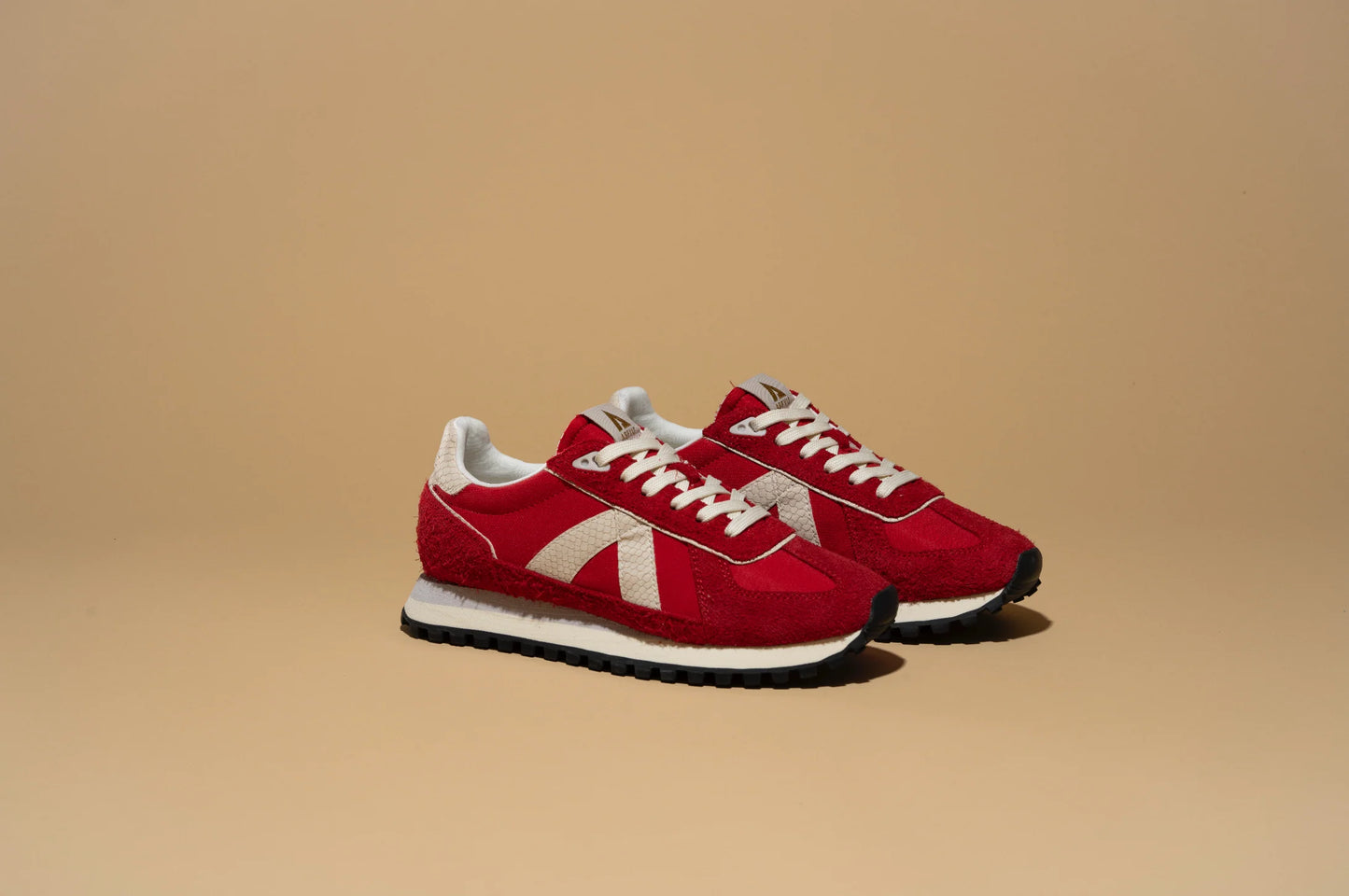 ASFVLT Gate Sneaker Red Snake Gold