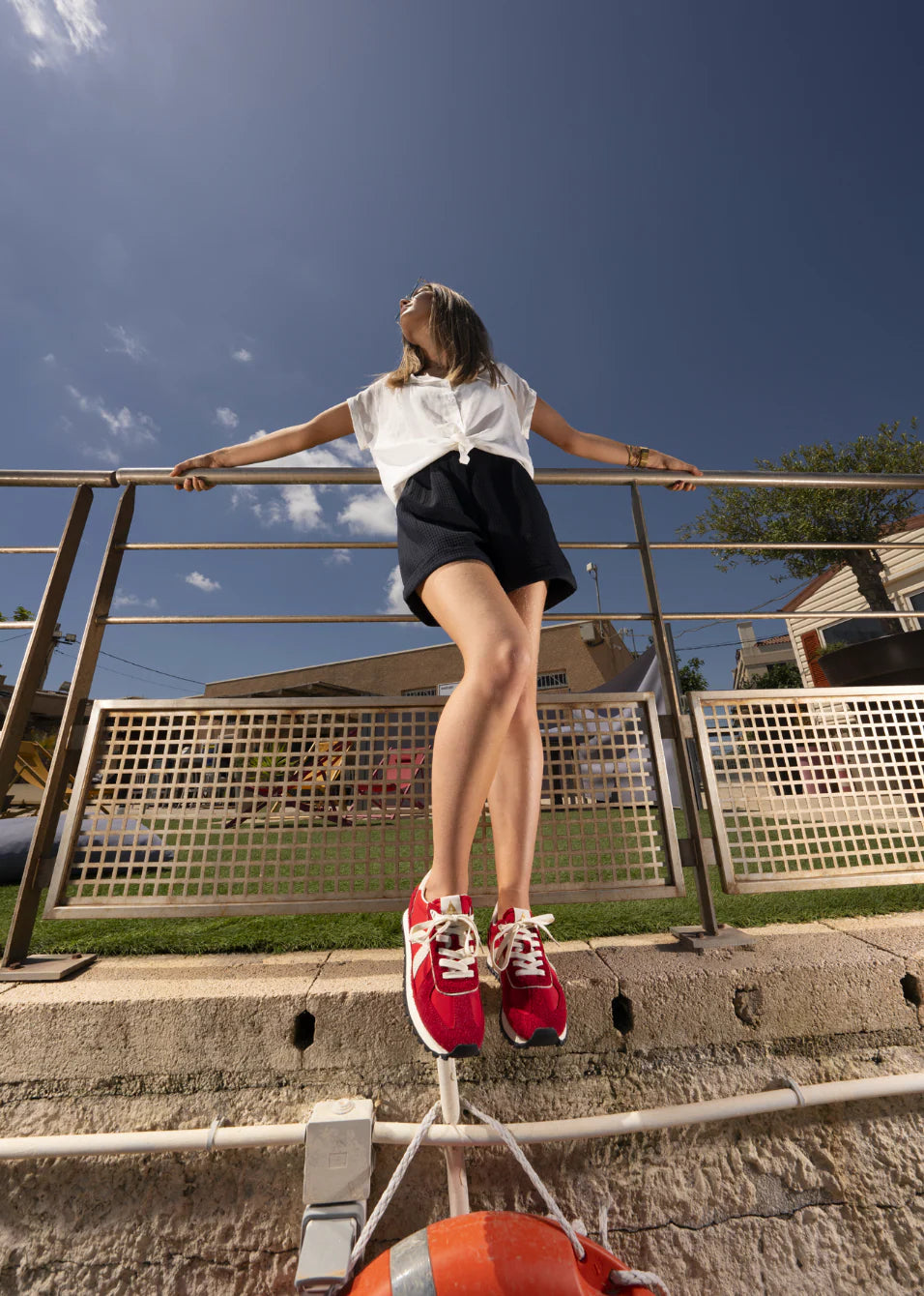 ASFVLT Gate Sneaker Red Snake Gold