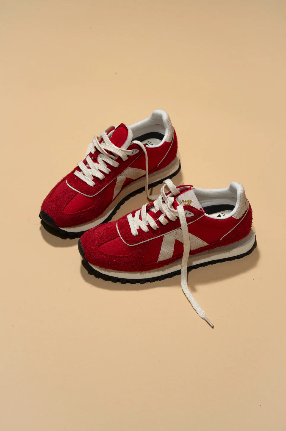 ASFVLT Gate Sneaker Red Snake Gold