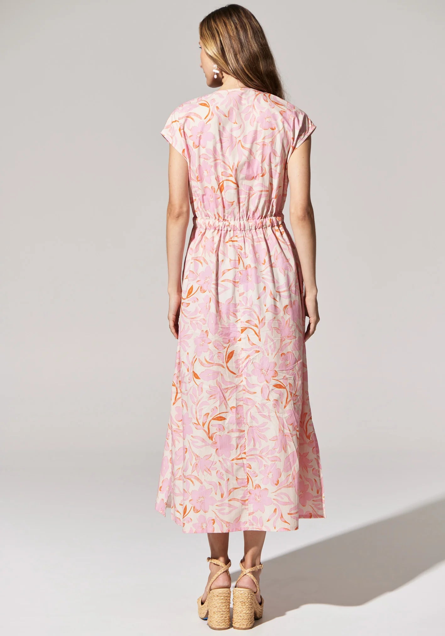 POL Sara Tie Dress in Sara Print