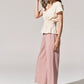 POL Miley Crop Pant in Rose