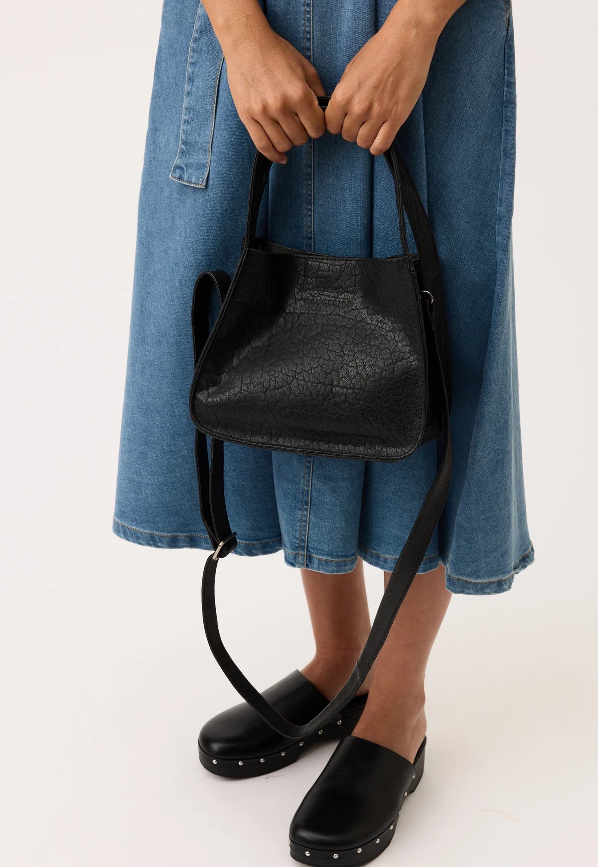 Nancybird Drop Crossbody Bag in Black - the tartan fox