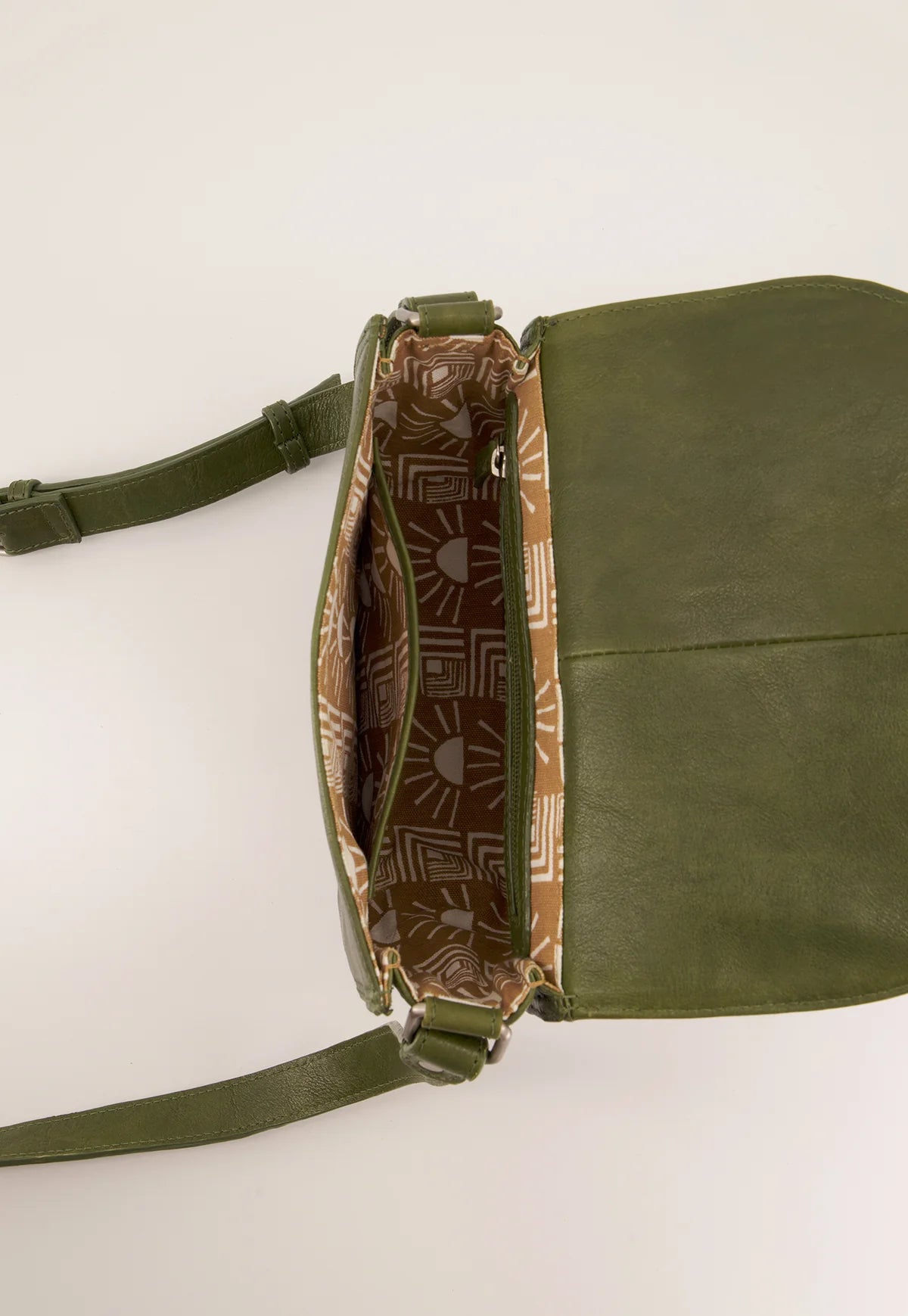 Nancybird Shell Bag in Khaki - the tartan fox