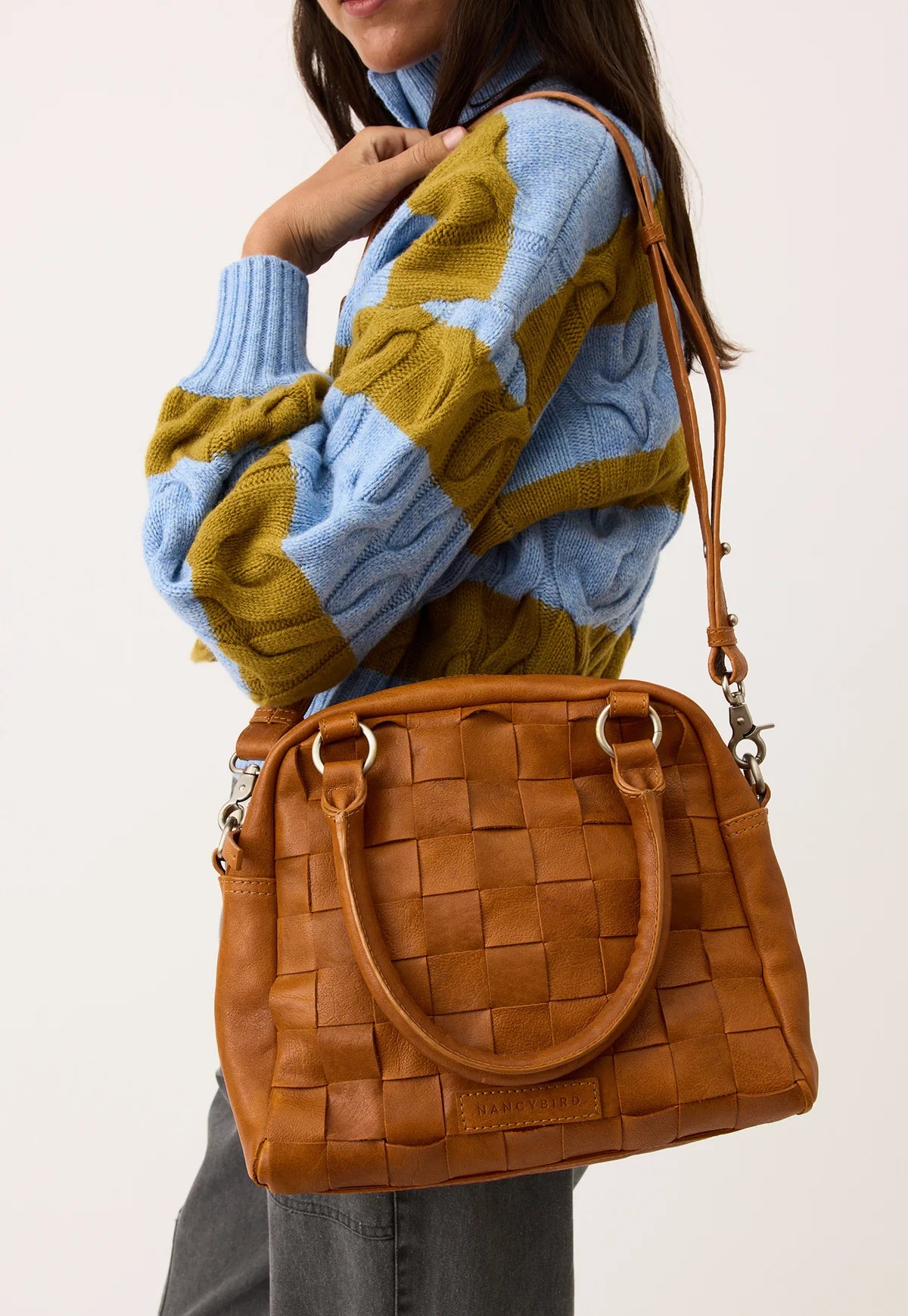 Nancybird Rays Crossbody Bag in Terracotta