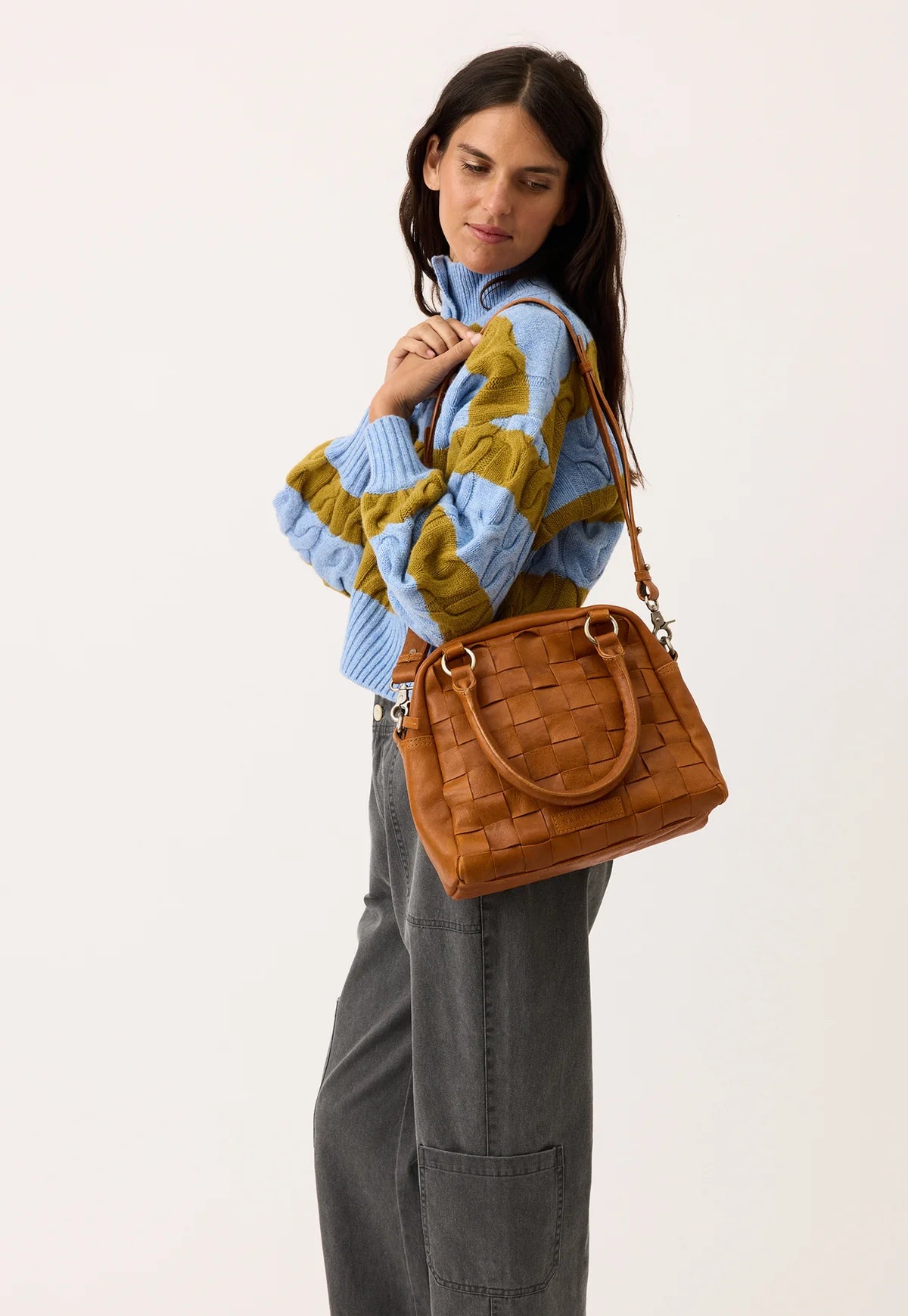 Nancybird Rays Crossbody Bag in Terracotta