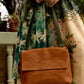 Nancybird Line Shoulder Bag in Terracotta