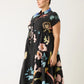 Nancybird Maja Dress in Watercolour Charcoal