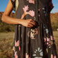 Nancybird Maja Dress in Watercolour Charcoal