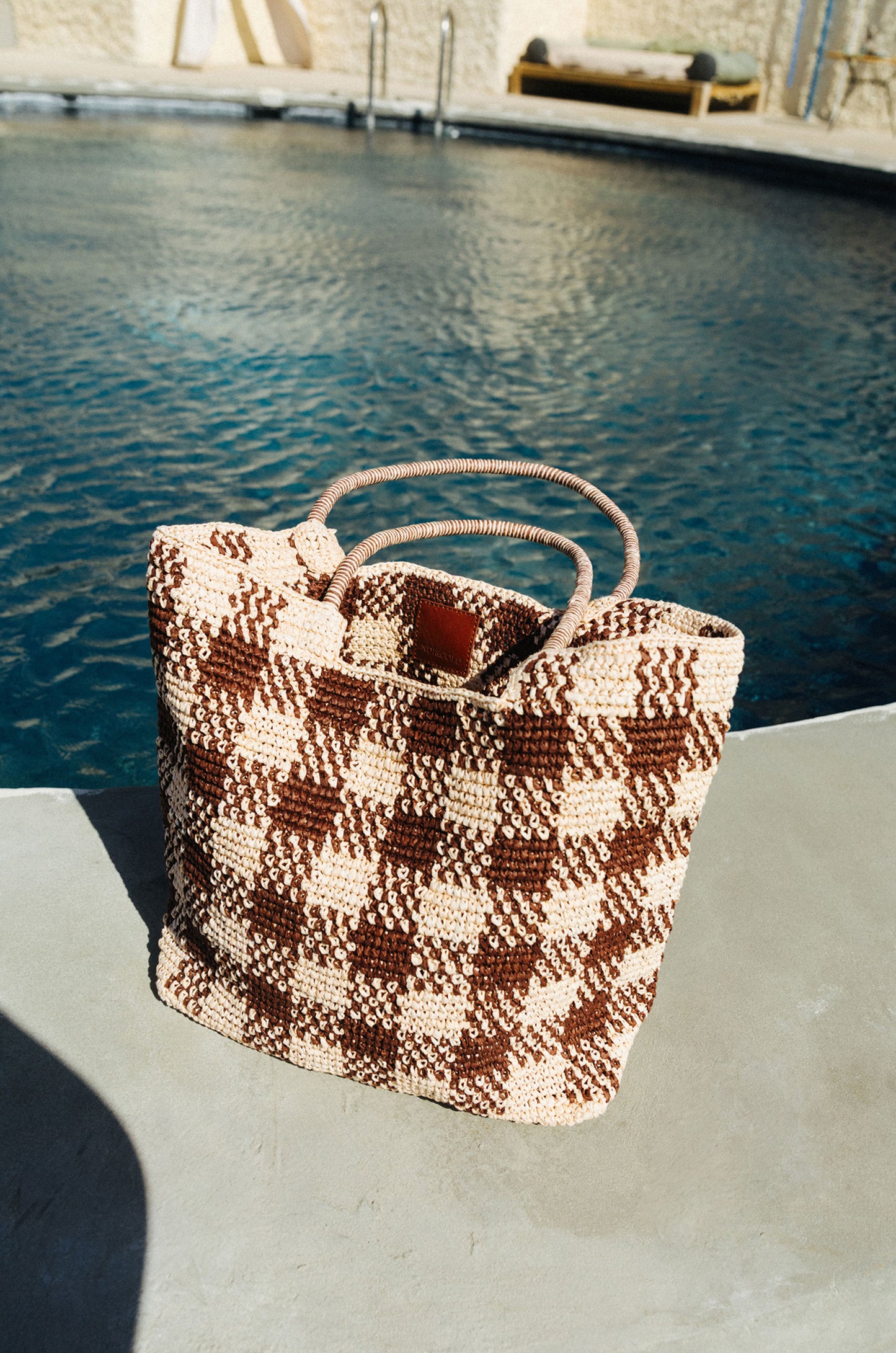 Indi and Cold Raffia Shopper