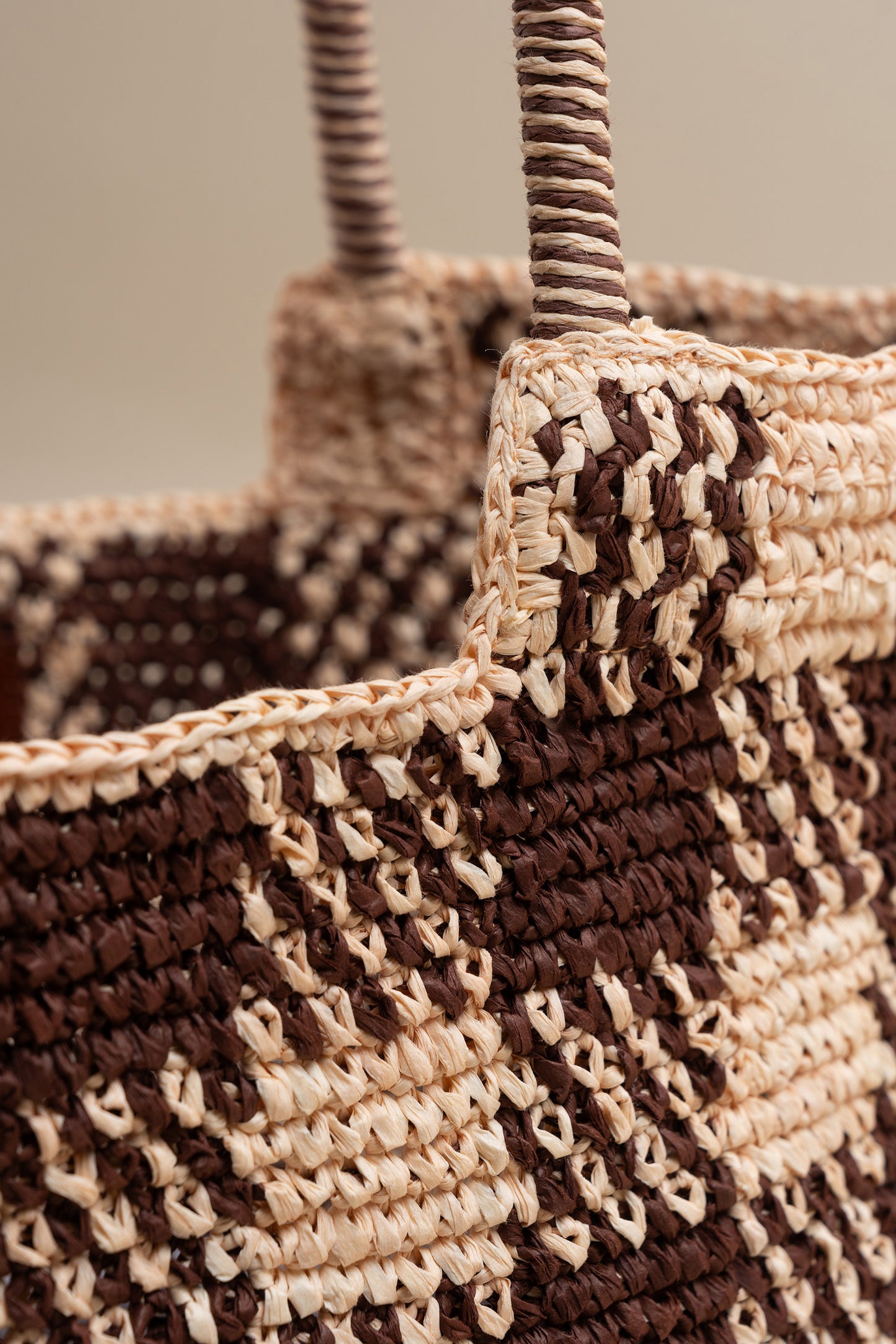 Indi and Cold Raffia Shopper