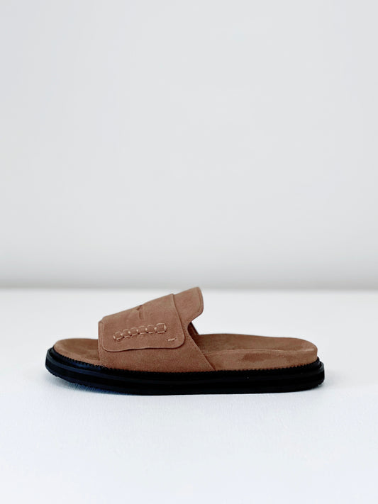 Alias Mae Pari Slide in Mocha Suede