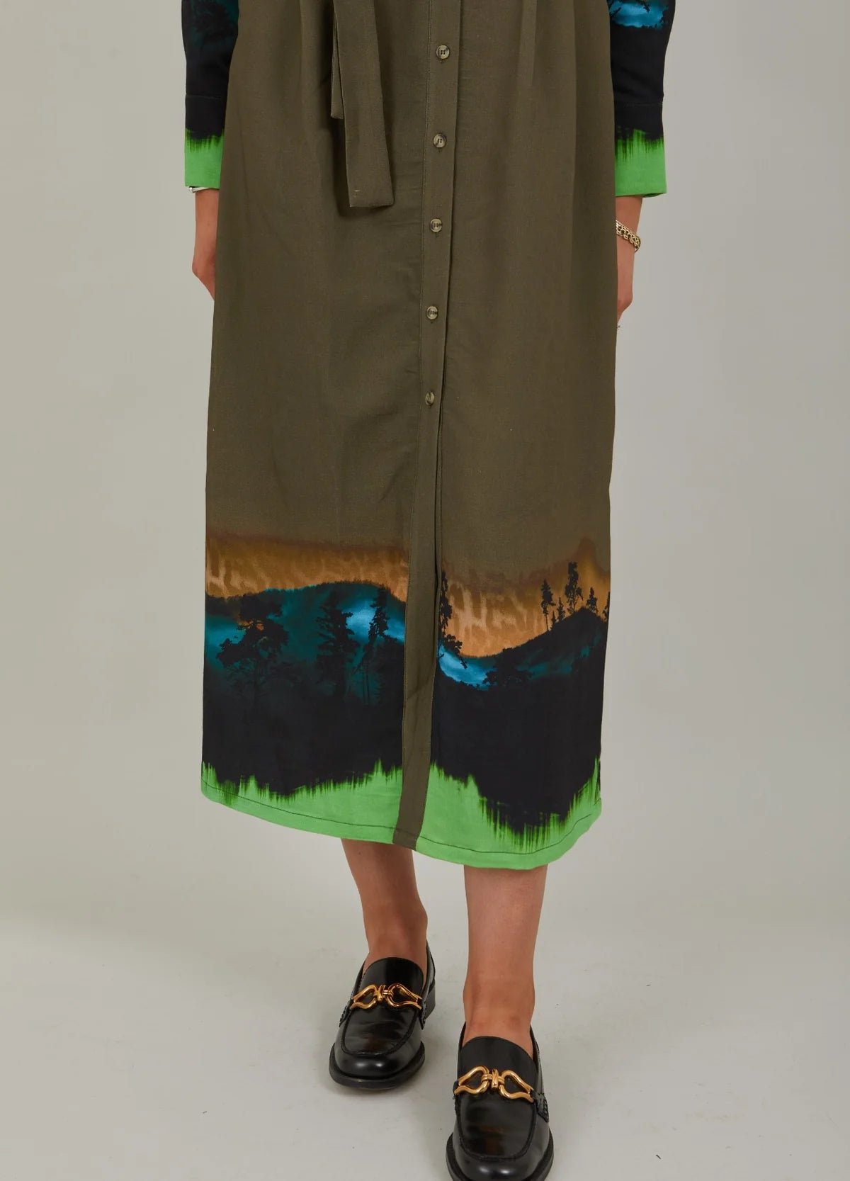Coster Shirt Dress in Magic Forrest