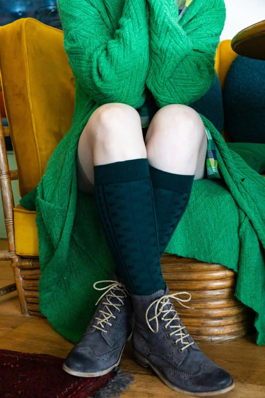 Tightology Industry Merino Wool Socks in Green