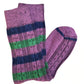 Tightology Chunky Cable Socks in Mauve