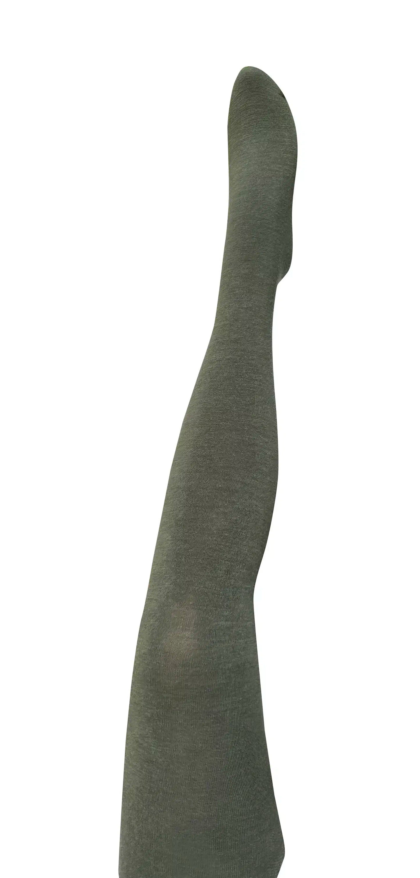 Tightology Luxe Wool Tights in Green