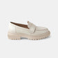 Goldie the Label Ophelia Leather Loafer in Ivory
