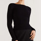 Staple the Label Sienna Reversible Knit Top in Black