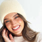 Mosk Helskini Beanie in Cream