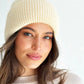 Mosk Helskini Beanie in Cream