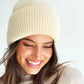 Mosk Helskini Beanie in Cream