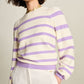 POM Amsterdam Pullover in Purple Stripe