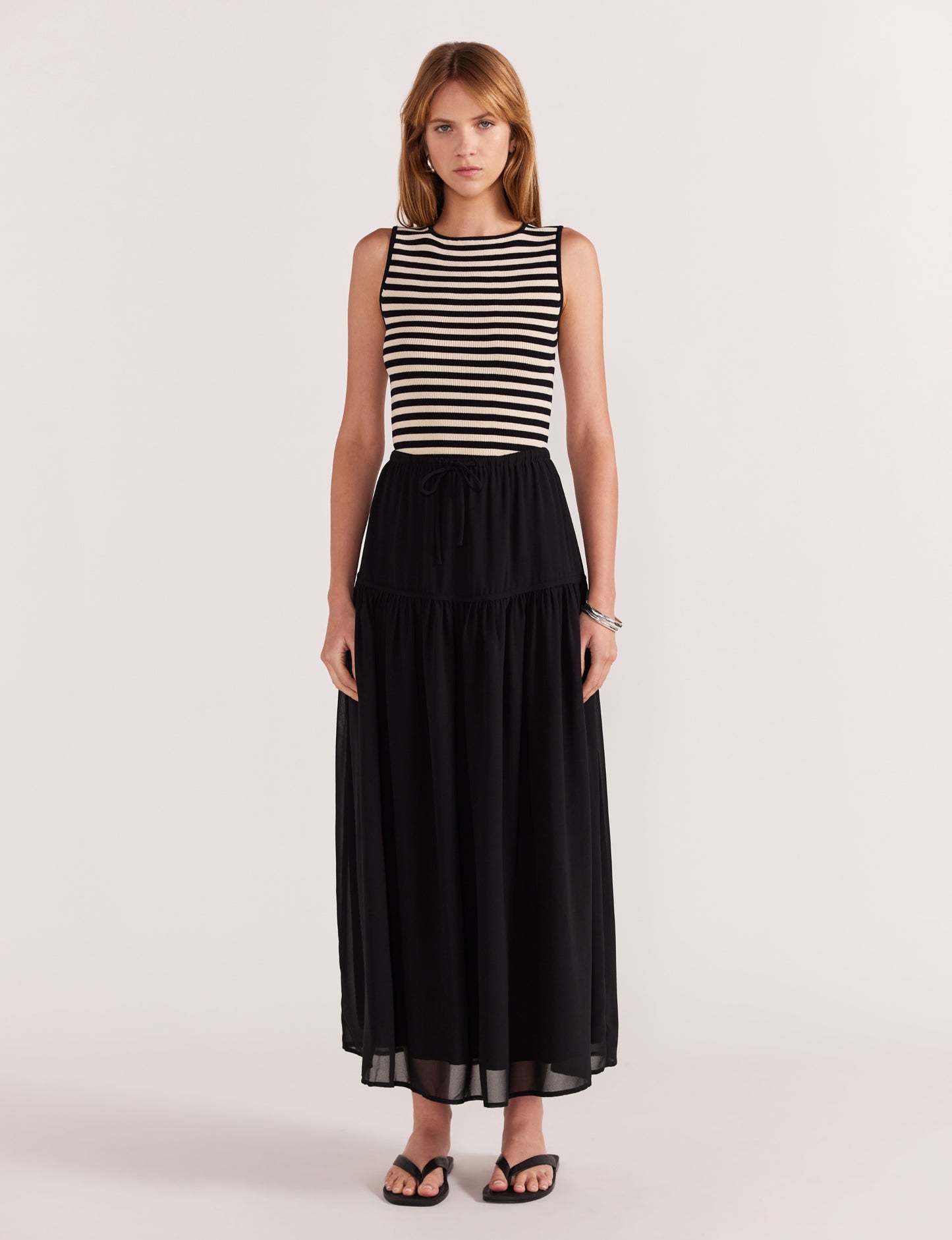 Staple the Label Milla Midi Skirt in Black