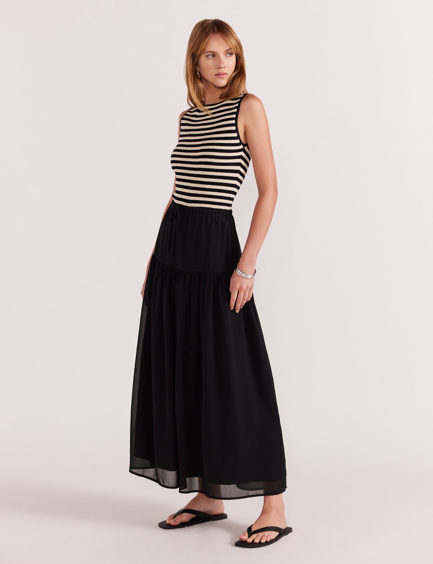 Staple the Label Milla Midi Skirt in Black