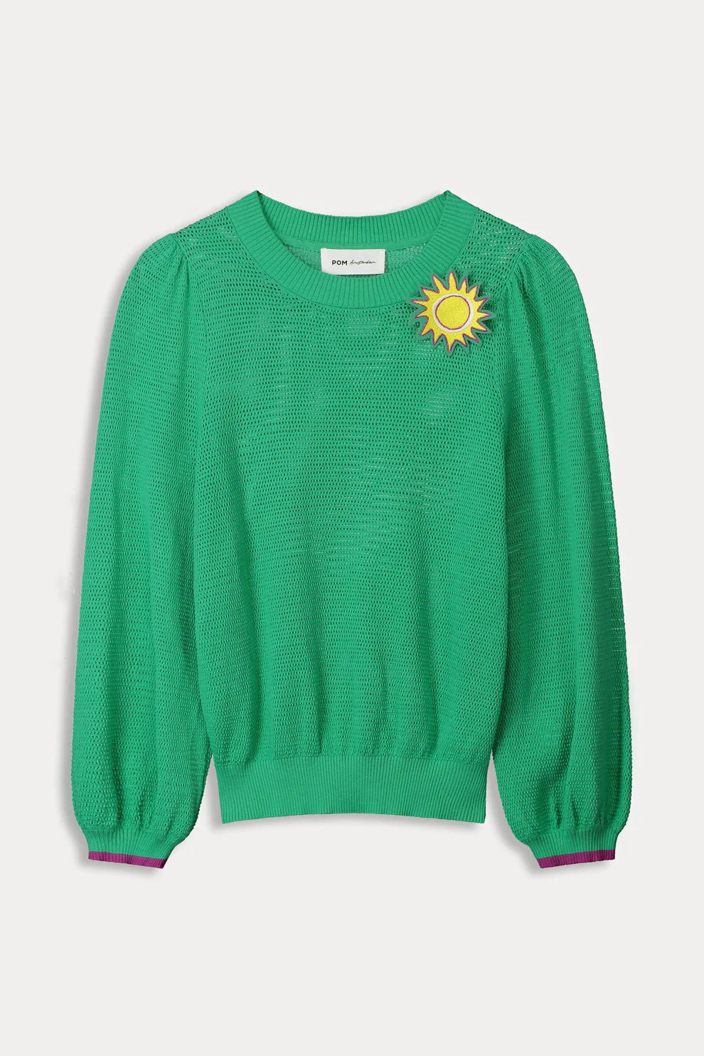 POM Amsterdam Pullover in Lush Green