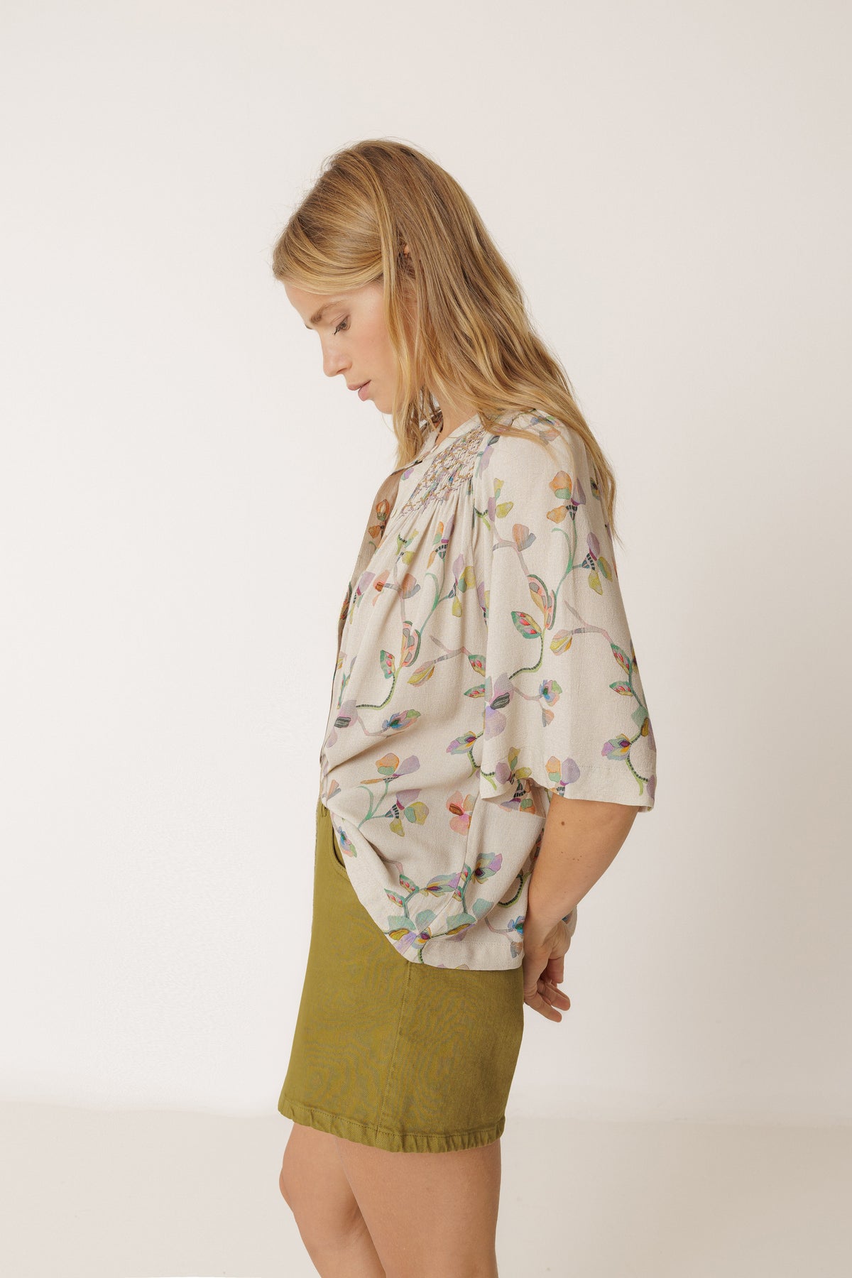 Indi & Cold Smock Detail Shirt