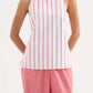 Nude Lucy Anouk Stripe Top in White Stripe