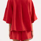 Nude Lucy Lounge Linen Shirt in Vermillion