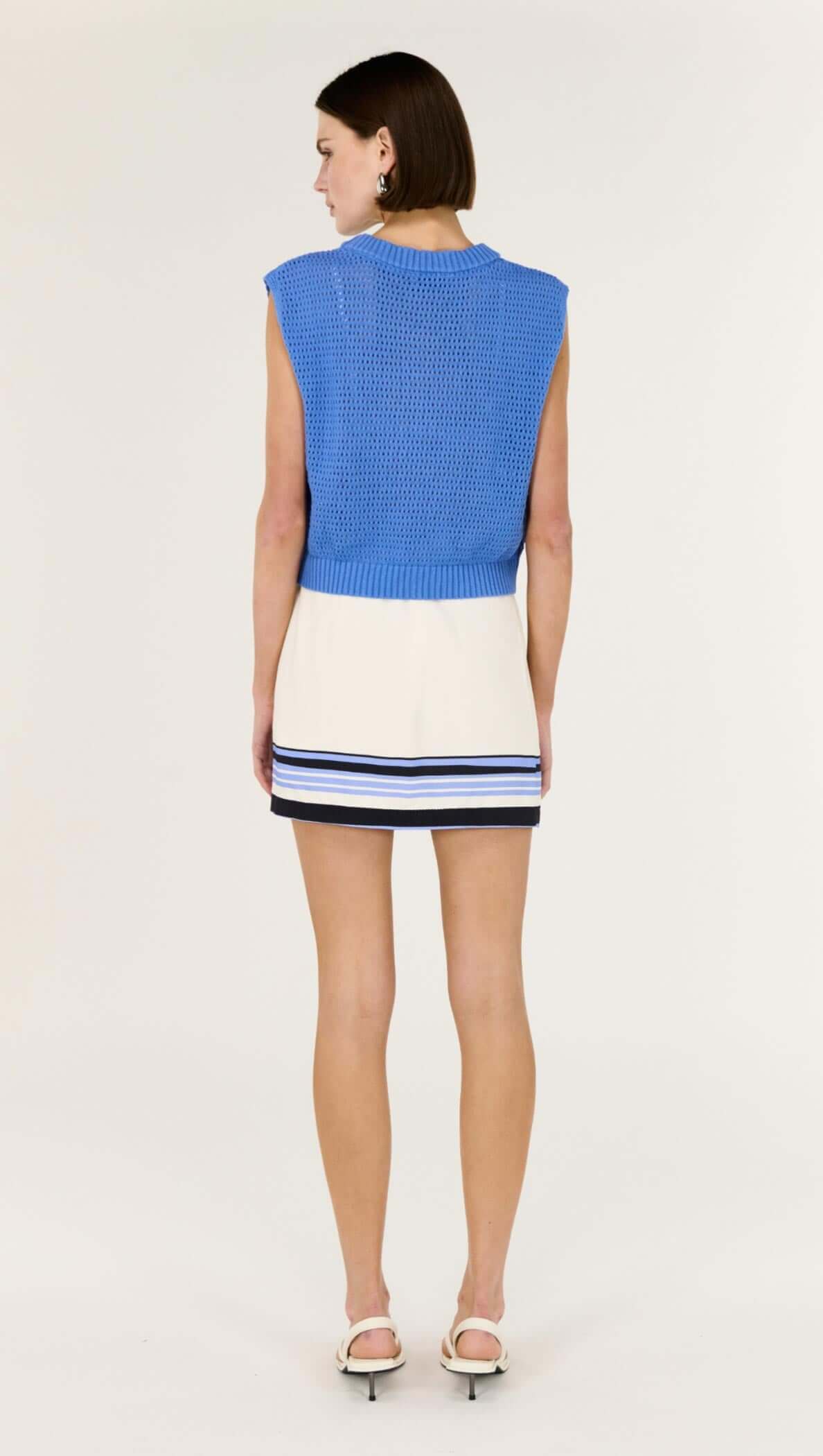 Staple the Label Harlow Knit Tank in Cobalt