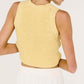 Staple the Label Cove Knit Tank in Butter