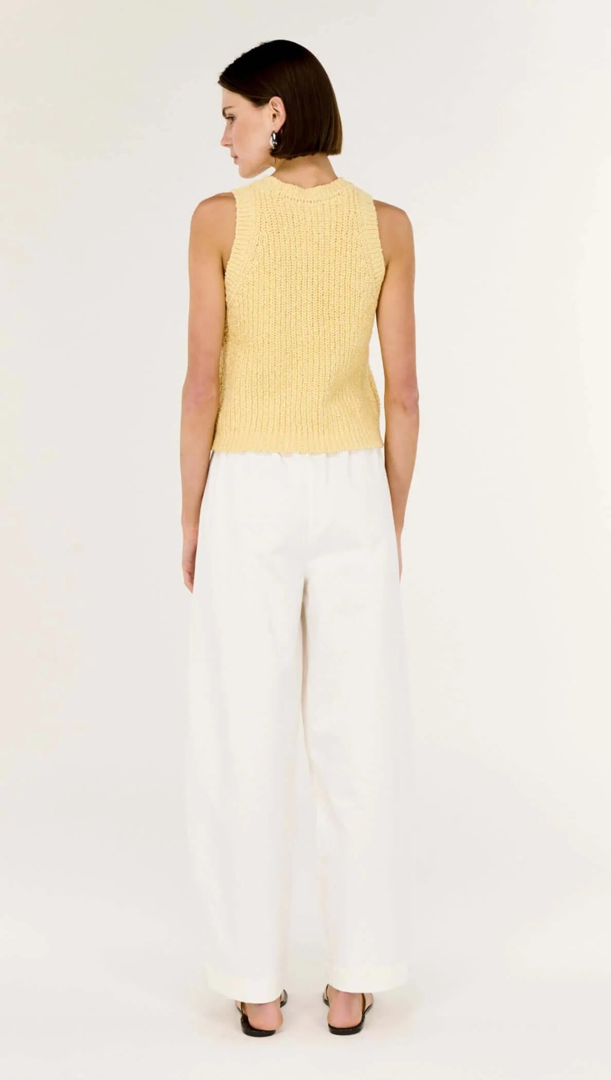 Staple the Label Cove Knit Tank in Butter