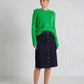 Alessandra Isla Skirt in Indigo - the tartan fox