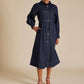 Alessandra Rainbow Tess Dress in Indigo - the tartan fox