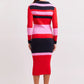 Alessandra Shelby Dress in Fire Red - the tartan fox