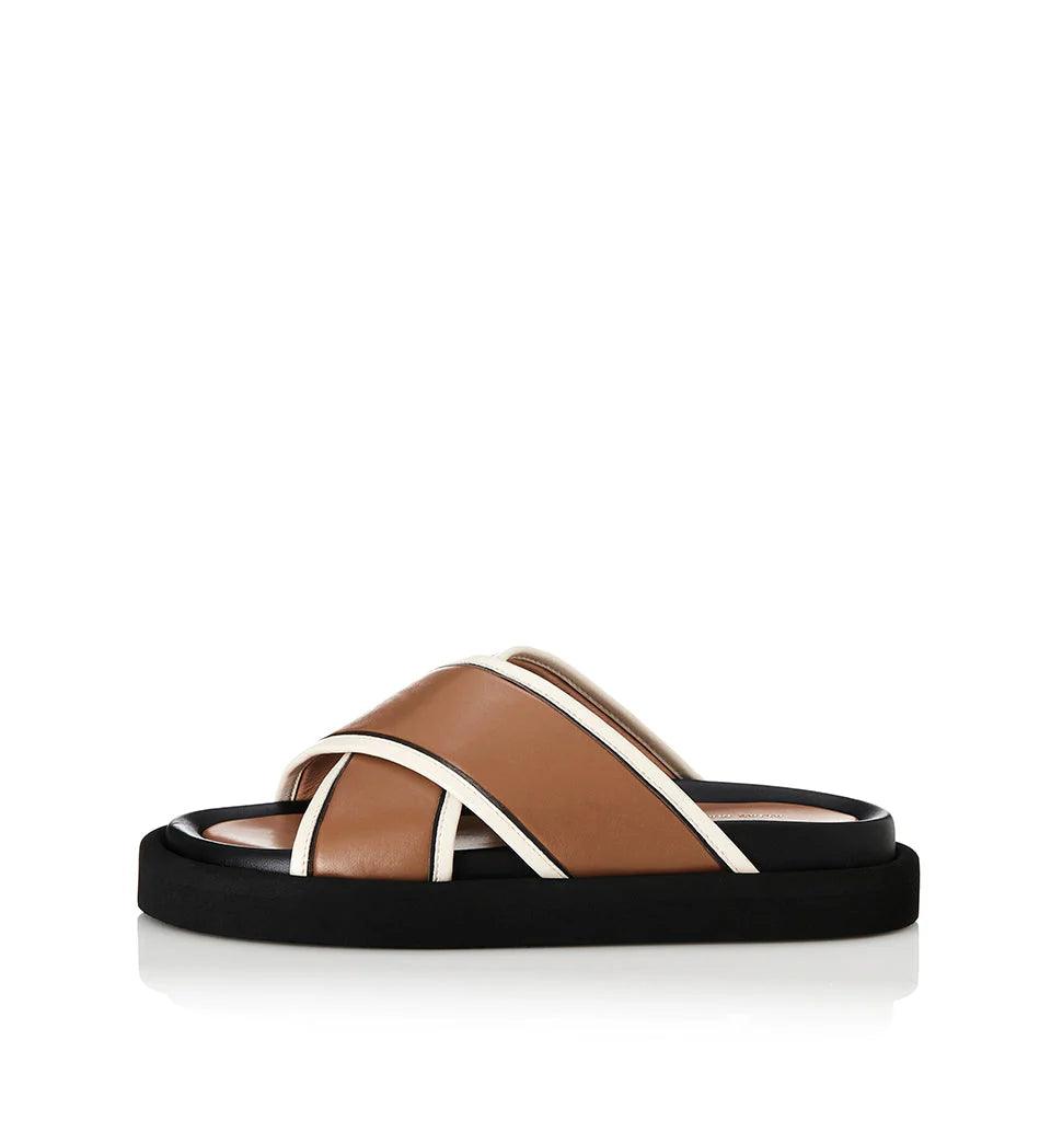 Alias Mae Anissa Sandal in Pecan Leather - the tartan fox