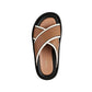 Alias Mae Anissa Sandal in Pecan Leather - the tartan fox