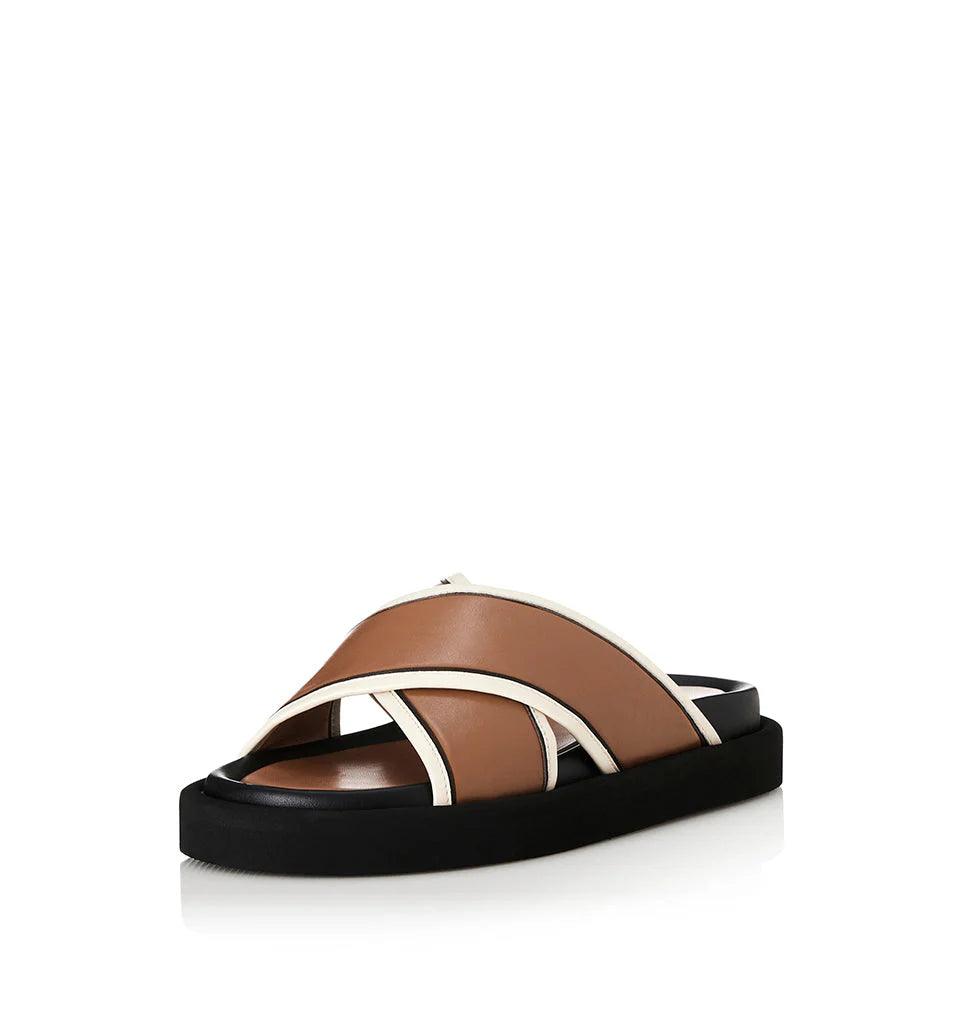 Alias Mae Anissa Sandal in Pecan Leather - the tartan fox